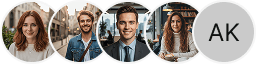 Multiple investor profile avatars on Silver Equics trading review block